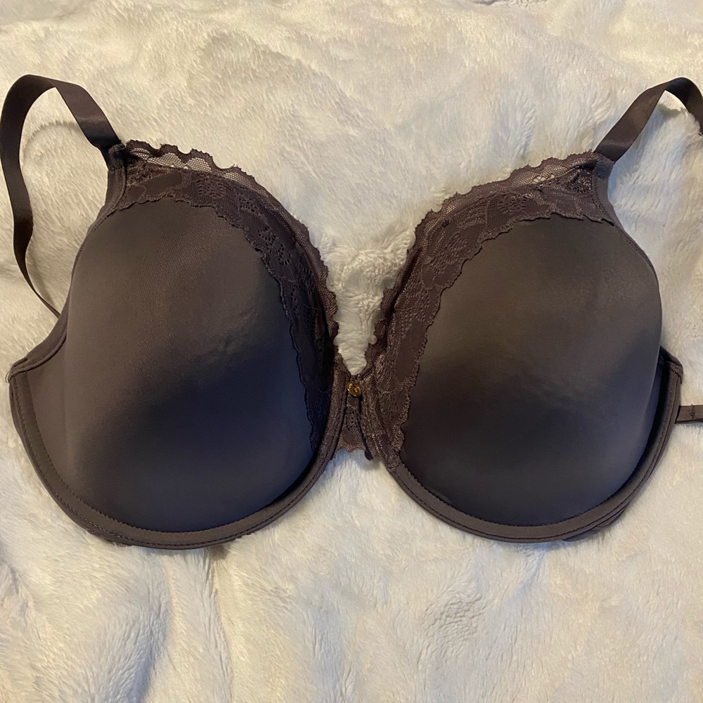 Like New! Natori Hidden Glamour Bra Grey 34G